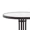 Flash Furniture Bellamy 23.75'' Bronze Round Tempered Glass Metal Table TLH-070-1-BZ-GG - alternate 10